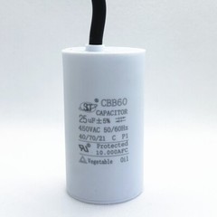 CBB60 30UF/35UF/40UF/45UF/50UF/60UF/70UF/80UF/100UF 450VAC 450V Capacitor (Wire)