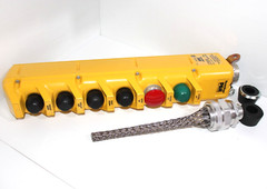 ⭐NEW⭐P&H HARNISCHFEGER 596 6-PUSHBUTTON PENDANT CONTROL STATION⭐With Cord Grip⭐