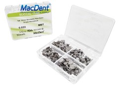 200Pcs MacDent Dental Orthodontic Buccal Tubes 1st Molar MBT ROTH 022 Monoblock