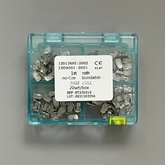 20Sets Dental Orthodontic Buccal Tube 1st 2nd Molar Tube Roth MBT 022 Mesh Base
