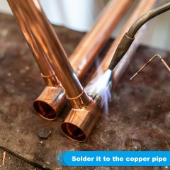 3/8″ ID 0.8mm Thick Elbow Copper Fitting 12pcs Solder Pure Copper Connector