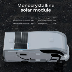 300W Solar Panel Mono Portable Power Camping Home RV Battery Charge