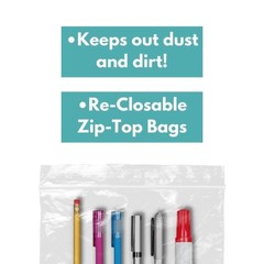 Clear Reclosable Bags 10″x13″ 2Mil Top Seal Jewelry Plastic Polybags 4000 Pieces
