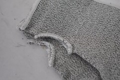 Lot of 3 Cut Resistant Sleeves 18″ L w Thumb Hole Gray/White w Orange Lining