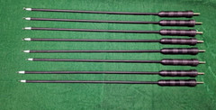 8pc Laparoscopic Monopolar Electrode L-Hook 5mmx330mm Reusable Instruments