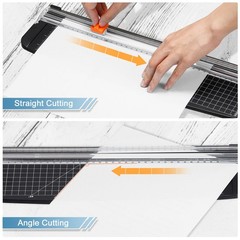 18″Length,10-Sheet Capacity Paper Cutter A3 Stack Portable Paper Trimmer