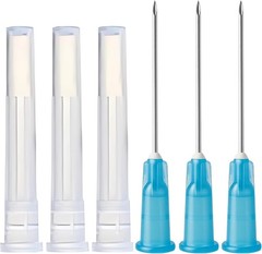 100 Pack 23 Ga 1 Inch (25mm) Luer Lock, Lab Accessories, Industrial Dispensin…