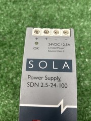 Sola SDN 2.5-24-100 Power Supply 115/230VAC 24VDC 2.5A