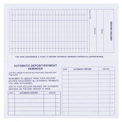 20 Pack Checkbook Register, Check Registers for Personal, Blank Ledger Transa…