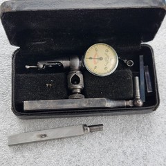 Vintage The L.S. STARRETT Co. Last Word Universal Indicator & Case.
