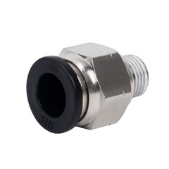 Pneumatic 3/8″ OD Tube x 1/4 NPT Male Connector Air Push to Connect Fitting 5Pcs