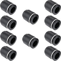 10PC Pack of 1/4 Inch Pneumatic Cap Plug Fittings – Easy Push-in Connect