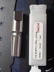 NACHI 3/8-18 NPTF 4FL Pipe Tap L959D 74110 3/8” 18tpi Short Projection