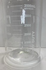 ULAB Scientific 3500ml Glass Beaker 6.5×10.5” Scale Graduated NEW 731
