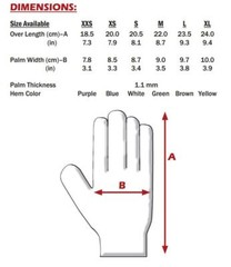 PIP 34-800 MaxiFoam G-Tek Premium Nitrile Foam Coated Gloves 3 Pairs, Sizes M-XL