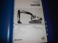 VOLVO EC160C EC180C EXCAVATOR SERVICE SHOP REPAIR MANUAL BOOK 3 OF 4