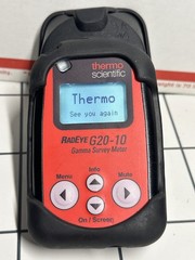 Thermo Scientific RadEye G20-10 X-ray Radiation and Gamma Detector Complete Case