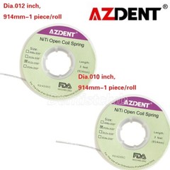 AZDENT Dental Orthodontic Niti Open Coil Spool Springs 012*030″ / 010*030″