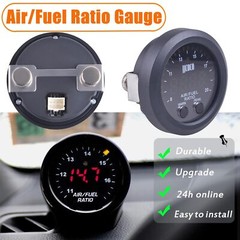 52mm air fuel ratio gauge kit LED Digital Display 12V Wideband O2 sensor kit