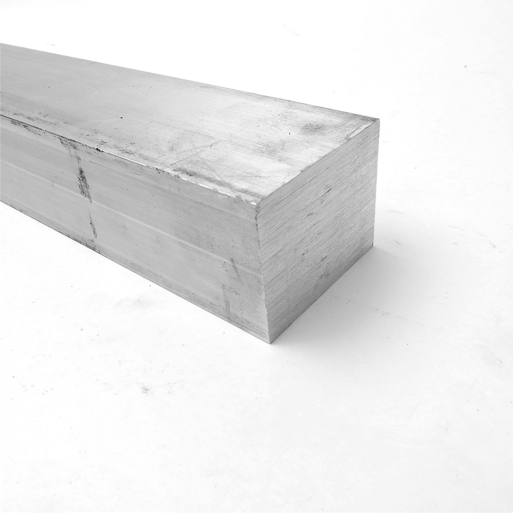 2″ x 2.5″ Aluminum 6061 FLAT BAR 10.125″ Long new mill stock sku M423