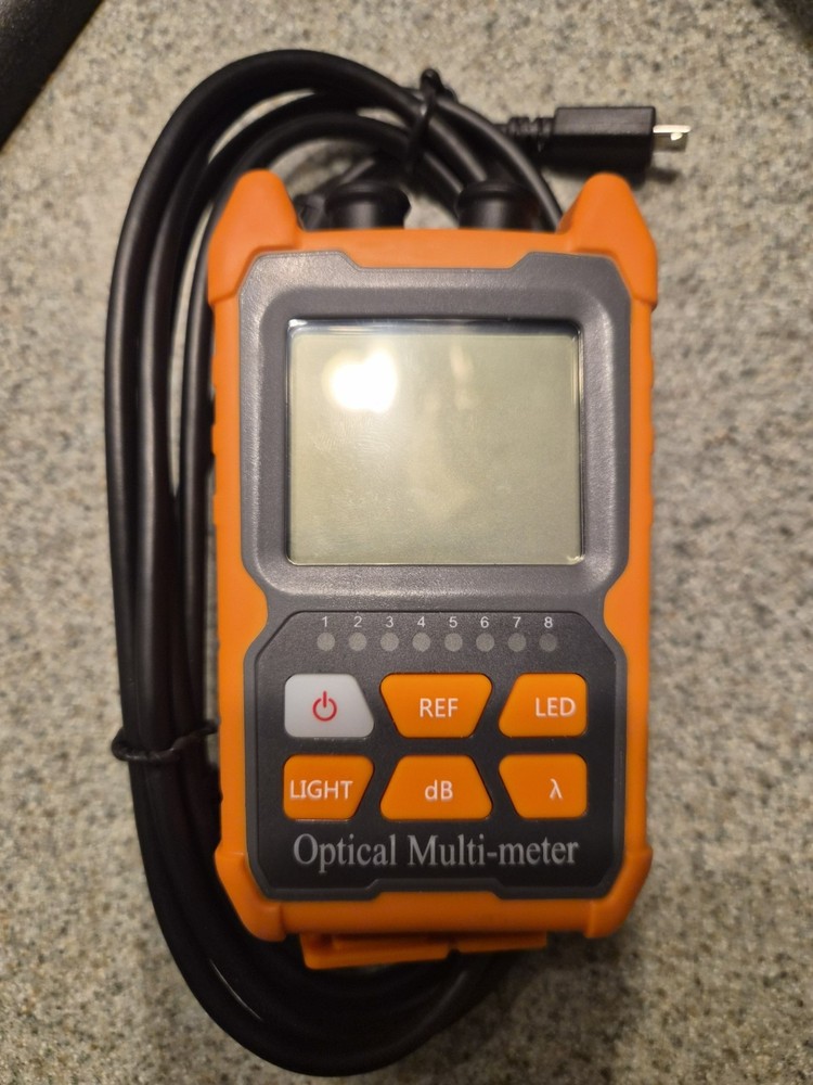 handheld Fiber mini Optical Power Meter -70+6 dBm OPM Dry battery OPM