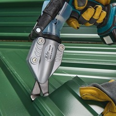 Malco TurboShear Corrugated Metal Roof Cutting Drill Attachment with Case