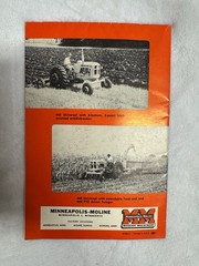 Minneapolis Moline MM 445 Tractor Advertising Sales Brochure Booklet