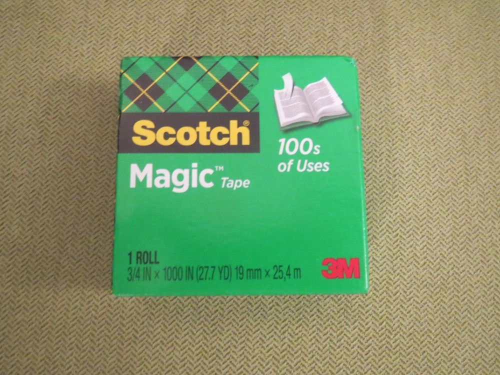 Scotch Magic Tape Refill 3/4″ x 1000″ Clear, 1 Pack
