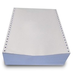 FirstZi Blank 9.5×11 Inches Continuous Feed Computer Paper 1 part, White