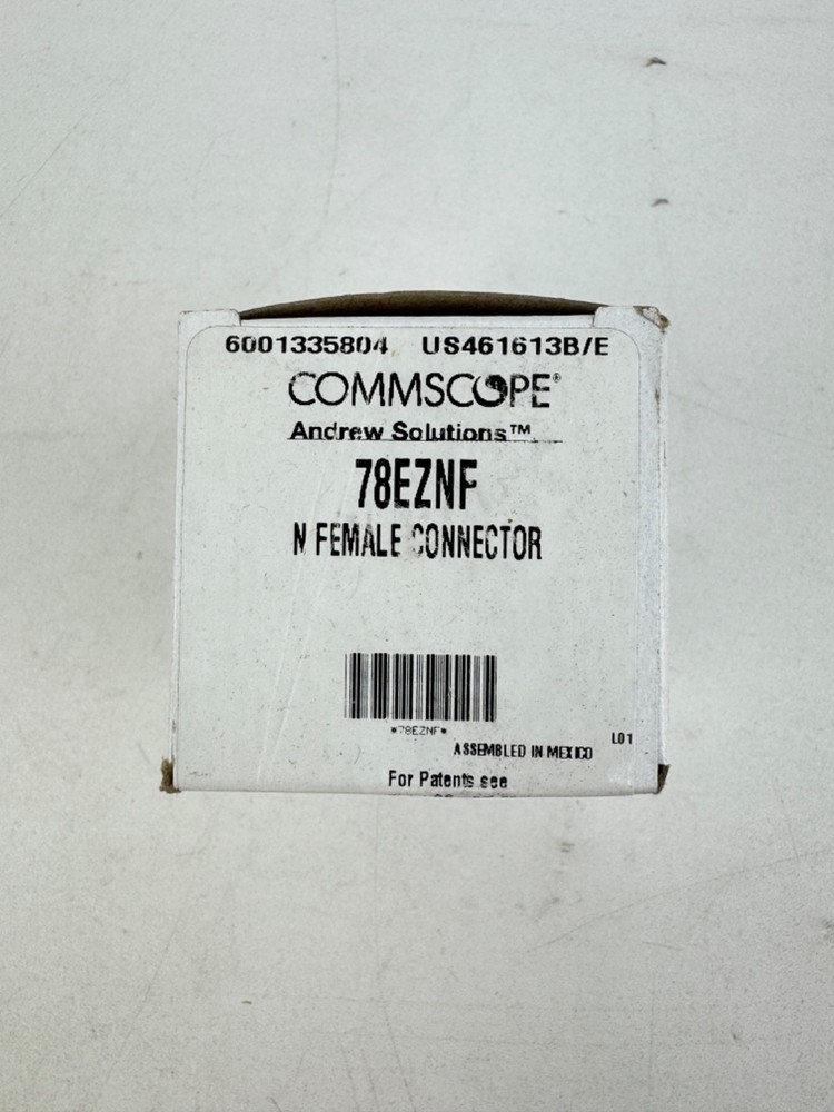 Commscope / Andrew 78EZNF Type N Female Wireless and Radiating Connector