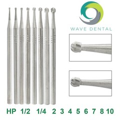 US Wave Dental Carbide Surgical Burs For Low Speed Straight Handpiece HP 44.5mm