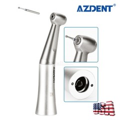Dental 1:1 Push Button Slow Low Speed Contra Angle Handpiece fit FG 1.6mm Burs