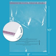 GPI – Case of 1000, 8 x 10 CLEAR SELF SEAL POLY BAGS, 1.5 Mil – Resealable, Peel
