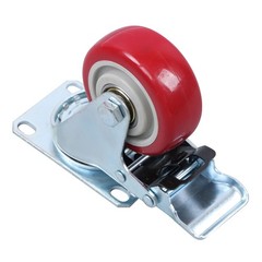 4 Pcs With Brake 360 Degree Heavy Duty Swivel Caster Wheels 3 Inch Plate