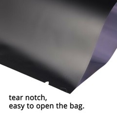 4CustomPrint 100 Matte Odor Proof Stand Up Heat Sealable Mylar Food Storage Bags