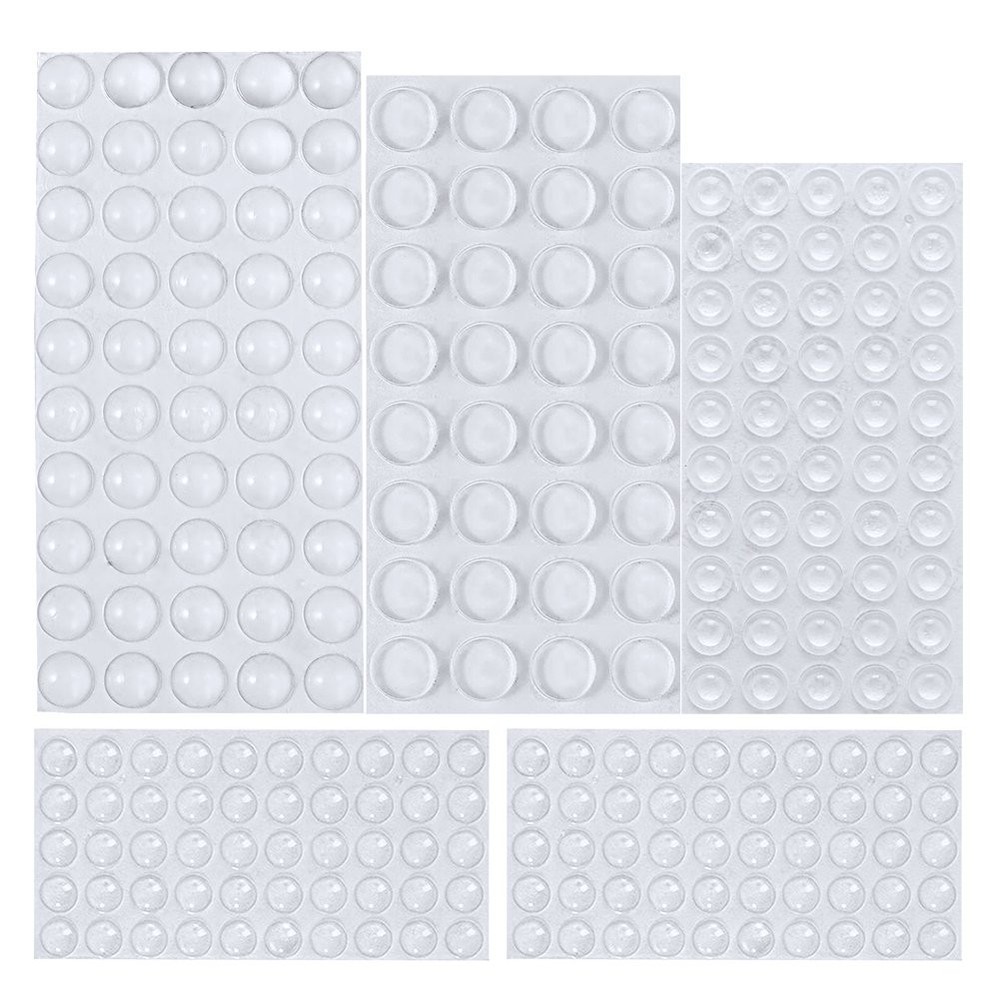AUSTOR Rubber Feet Adhesive Bumper Pads Self Stick Furniture Buffer Clear