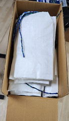 Sandbags For Sale , White 14″ x 26″ – Sand Bags Poly-100/Case