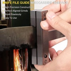 Knife Making Knife Maker Tool Hardened File Guide with Carbide Surface 2″ wide