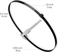 Long Heavy Duty Zip Ties 22 inch with 120 Pounds Tensile Strength Strong UV Resi