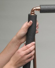 Foam Pipe Insulation 6 ft 1/2″ Frost King Tube Wrap Hot Cold Water Pipe