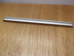 3/4″ Base X 3/8″ Leg X 12” Long 1/16″ Wall 6063 Anodized Aluminum U-Channel