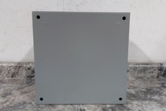 Wiegmann N412121208WC 12 x 12 x 8 In Gray Steel Wall Mount Enclosure