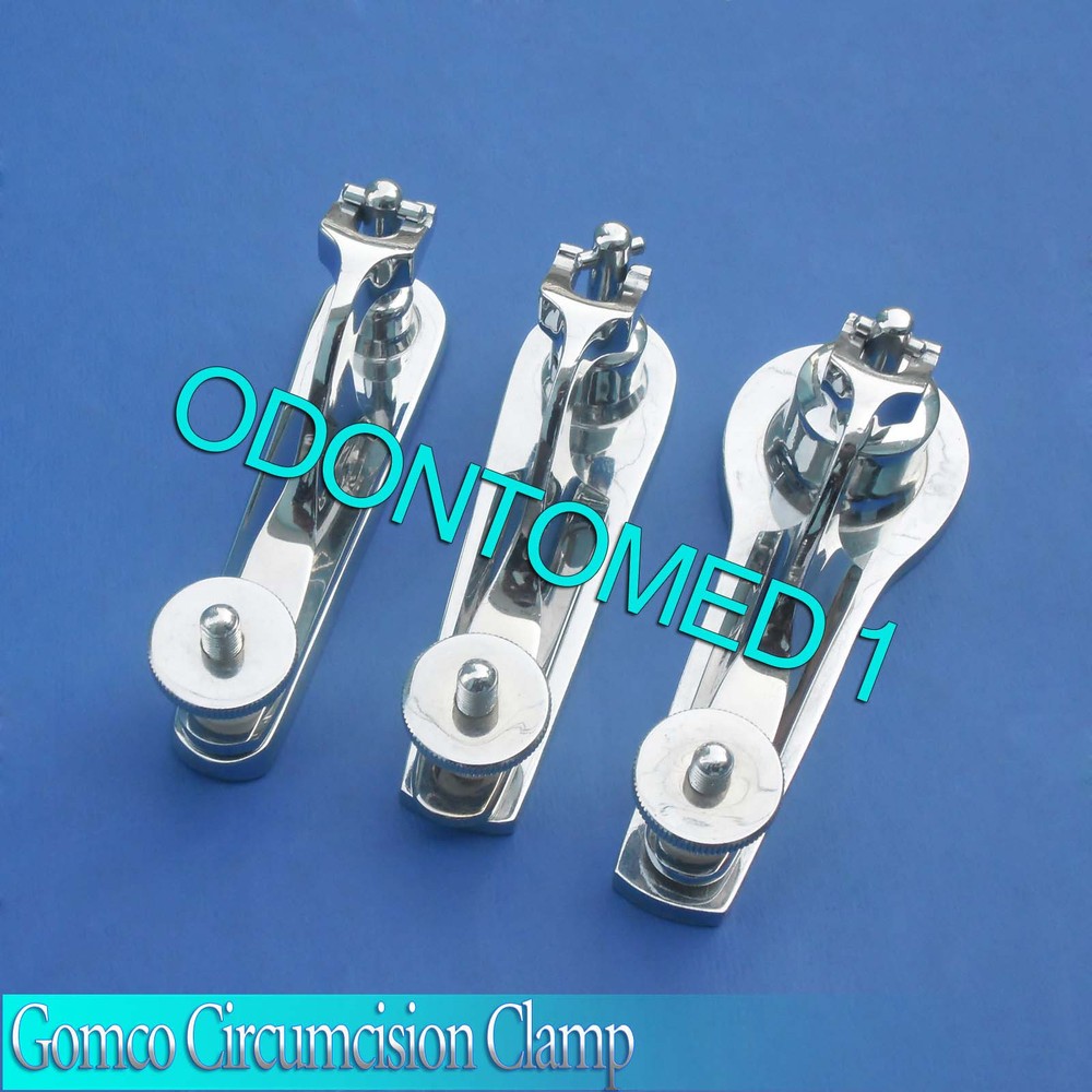 3 PCS Gomco Circumcision Clamp 1.5+1.9+2.9cm Surgical Instruments