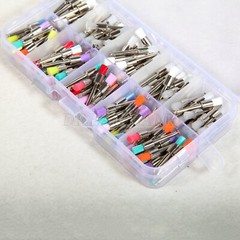 200 Pcs Dental Nylon Polishing Flat Latch Polisher Prophy Brush Disposable