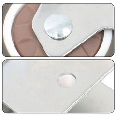 4 Pcs 2″ Casters U-Shaped Bracket Furniture Wheels (2 with brake&2 without)