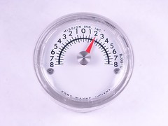 Mission Industries Small Analog Position Indicator 1:1 1.81″ Face 2.16″ Dia. NOS