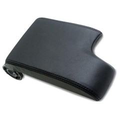 Black Leather Synthetic Center Console Armrest Cover E46 M3 318i 323i E46-9904