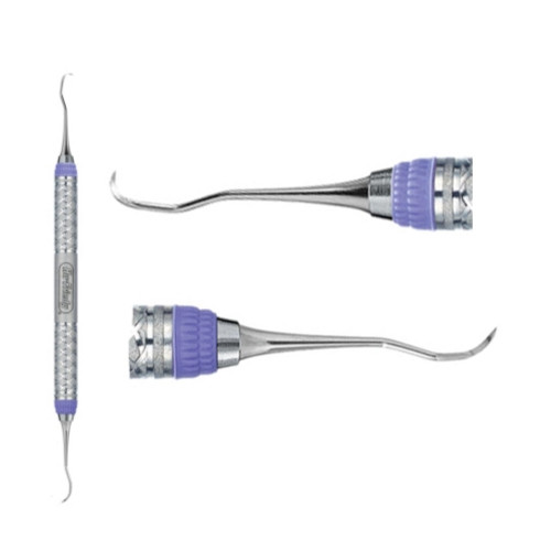 Hu-friedy Sickle Scaler 204S, DE with #9 EverEdge 2.0 Handle 2/PACK