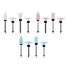 12PC Dental Composite Polishing Kit RA Silicone Polisher Burs Coarse Medium Fine
