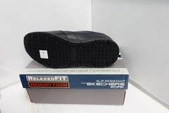 Skechers 77156 Nampa Memory Foam Slip Resistant Black Work Shoes, Size: 9
